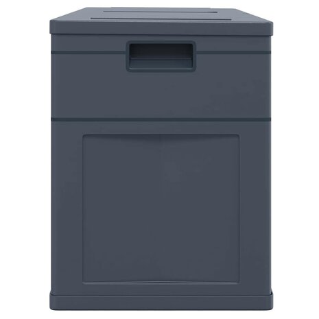 Opbergkist 320 L zwart