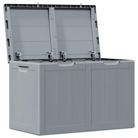 Tuinbox 180 L PP houtlook grijs