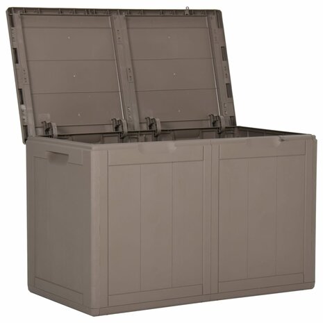 Tuinbox 180 L PP houtlook bruin