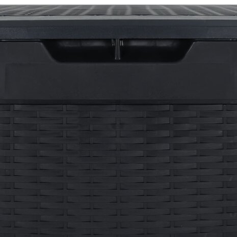 Tuinbox 119x48x60 cm polypropeen antracietkleurig