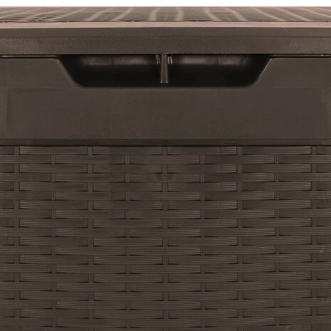 Tuinbox 119x48x60 cm polypropeen bruin