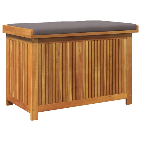 Kussenbox voor buiten 90x50x60,5 cm massief acaciahout