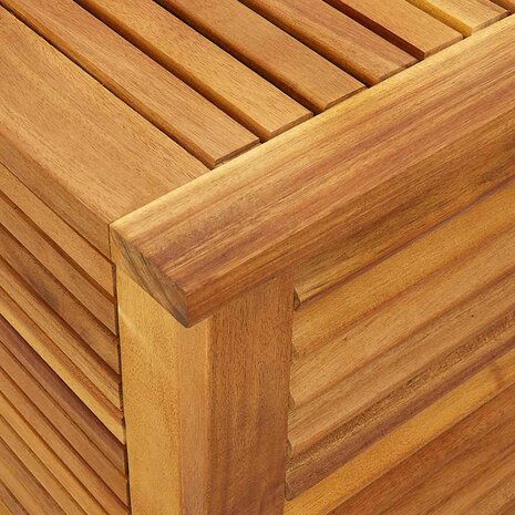 Tuinbox met jaloezieën 113x50x56 cm massief acaciahout