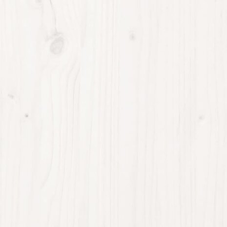Tuinbox 101x50,5x46,5 cm massief grenenhout wit