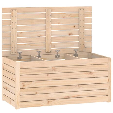 Tuinbox 101x50,5x46,5 cm massief grenenhout