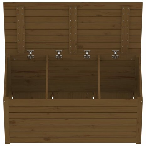 Tuinbox 101x50,5x46,5 cm massief grenenhout honingbruin