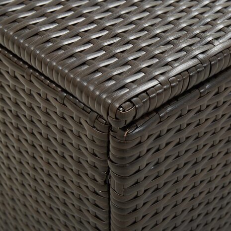 Tuinbox 200x50x60 cm poly rattan bruin