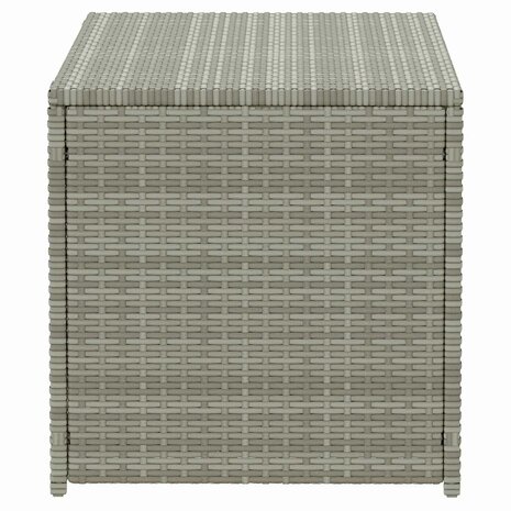 Tuinbox 100x50x50 cm poly rattan grijs