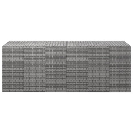 Tuinbox 291x100,5x104 cm polyetheen rattan grijs