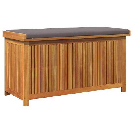 Opbergbox voor buiten 113x50x60,5 cm massief acaciahout