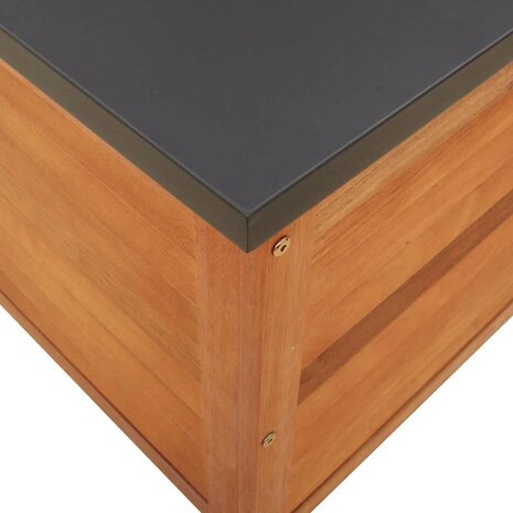 Tuinbox 60x50x55 cm massief eucalyptushout