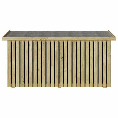 Tuinopslagdoos met opslag Bruin 119 x 44 x 58,5 cm