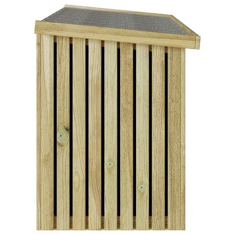 Tuinopslagdoos met opslag Bruin 119 x 44 x 58,5 cm