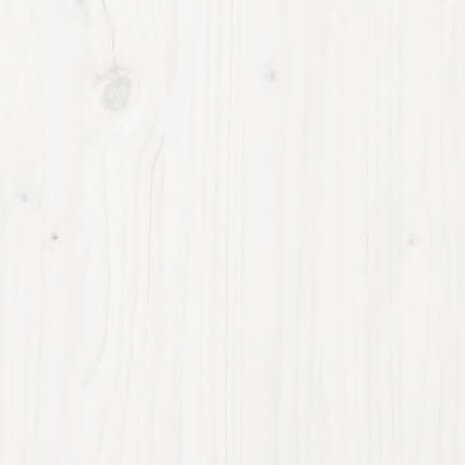 Tuinbox 76x42,5x54 cm massief grenenhout wit