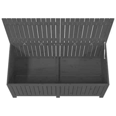 Tuinbox 147x68x64 cm massief grenenhout grijs