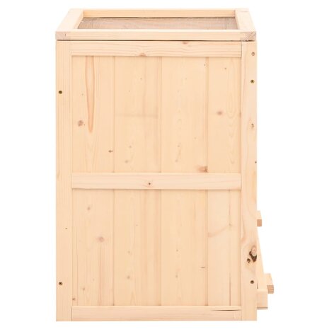 Hamsterkooi 81x40x60 cm massief vurenhout