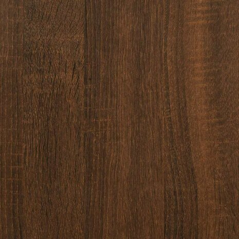 Hondenbench 55 x 80 x 68 cm bewerkt hout bruin eikenkleur