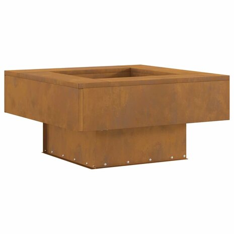 Vuurkorf Bruin 60 x 60 x 30 cm Cortenstaal