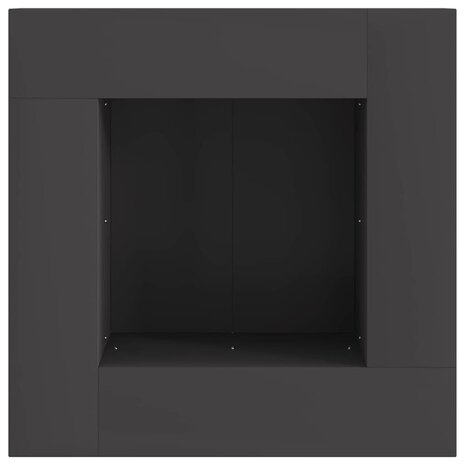 Vuurkorf Zwart 60 x 60 x 30 cm Koudgewalst staal