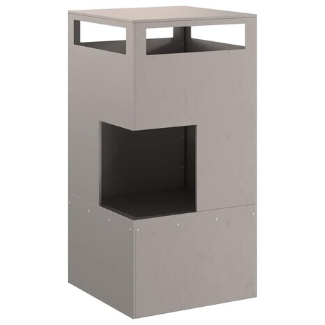 Vuurkorf Bruin 50 x 50 x 100 cm Cortenstaal