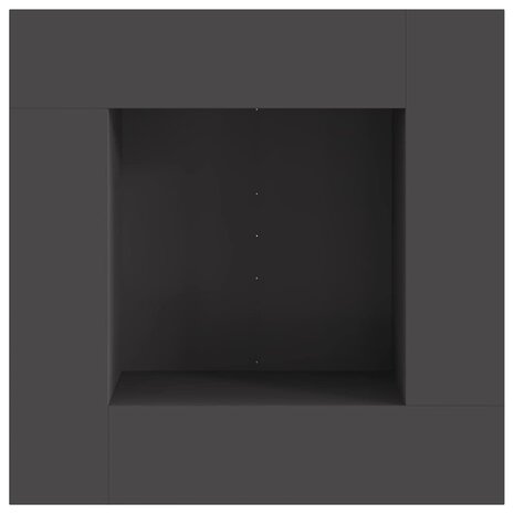 Vuurkorf Zwart 80 x 80 x 40 cm Koudgewalst staal