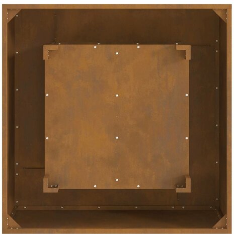 Vuurkorf Bruin 80 x 80 x 40 cm Cortenstaal