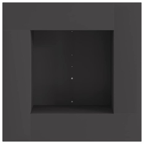 Vuurkorf Zwart 60 x 60 x 30 cm Koudgewalst staal