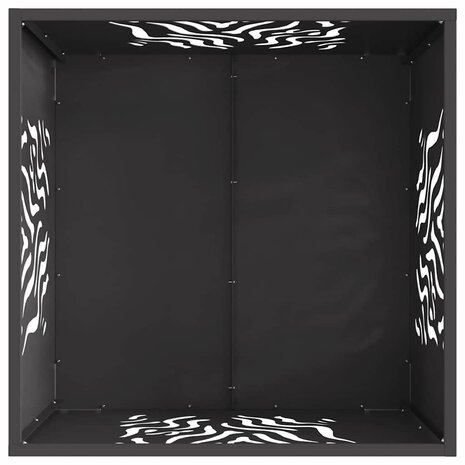 Vuurkorf Zwart 60 x 60 x 40 cm Koudgewalst staal