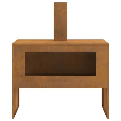 Vuurkorf Bruin 80 x 50 x 96 cm Cortenstaal
