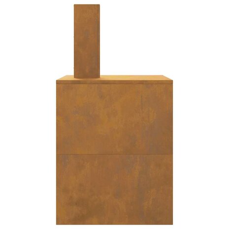 Vuurkorf Bruin 80 x 50 x 96 cm Cortenstaal