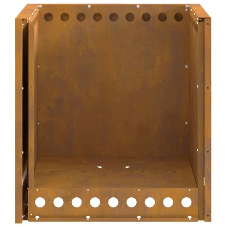 Vuurkorf Bruin 48 x 48 x 50 cm Cortenstaal