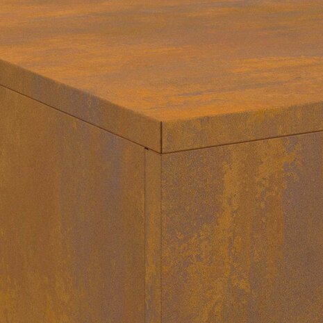Vuurkorf Bruin 100 x 100 x 30 cm Cortenstaal