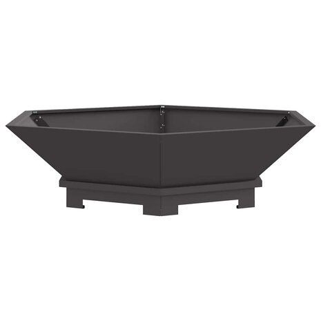 Vuurkorf Zwart 100 x 100 x 28 cm Koudgewalst staal
