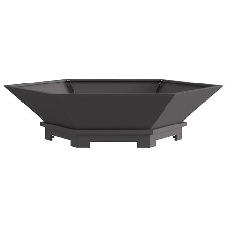 Vuurkorf Zwart 100 x 100 x 28 cm Koudgewalst staal