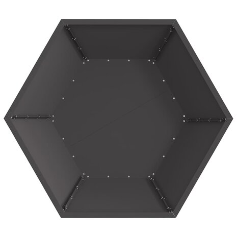 Vuurkorf Zwart 100 x 100 x 28 cm Koudgewalst staal