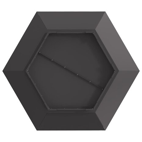 Vuurkorf Zwart 100 x 100 x 28 cm Koudgewalst staal
