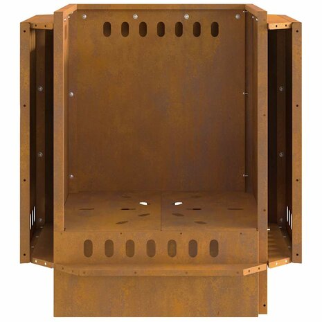 Vuurkorf Bruin 48 x 48 x 51 cm Cortenstaal