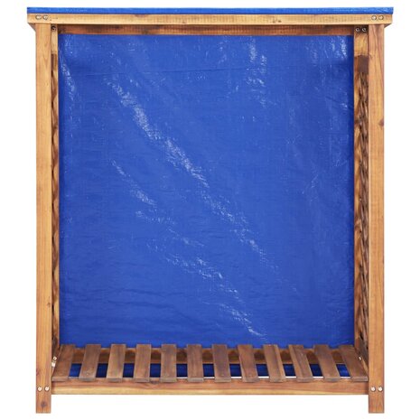 Haardhoutopslag 105x38x115 cm massief acaciahout