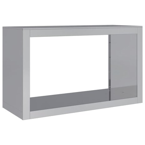 Haardhoutrek 100x40x60 cm gegalvaniseerd staal