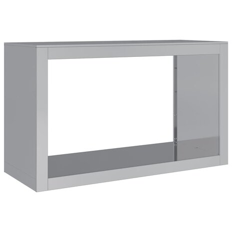 Haardhoutrek 100x40x60 cm gegalvaniseerd staal