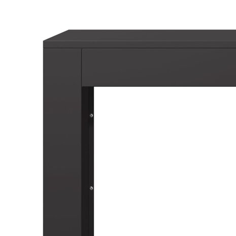 Haardhoutrek 100x40x60 cm staal zwart