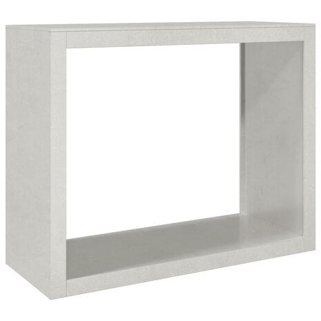 Haardhoutrek 100x40x80 cm roestvrij staal