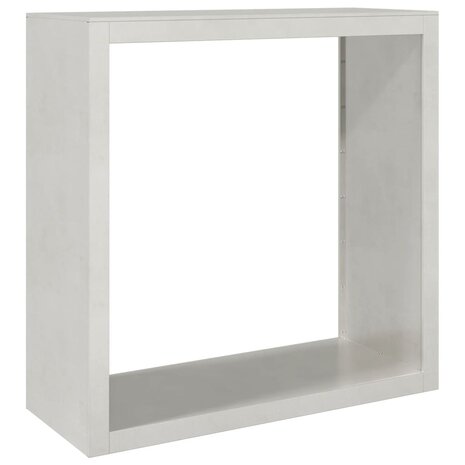 Haardhoutrek 100x40x100 cm roestvrij staal