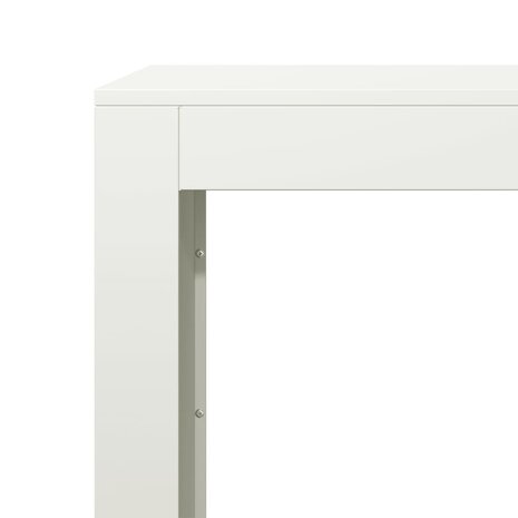 Haardhoutrek 60x40x60 cm staal wit