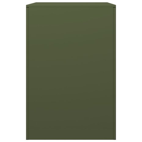 Haardhoutrek 60x40x60 cm staal groen