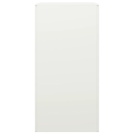 Haardhoutrek 60x40x80 cm staal wit
