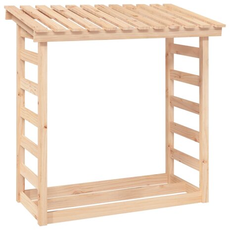 Haardhoutrek 108x64,5x110 cm massief grenenhout