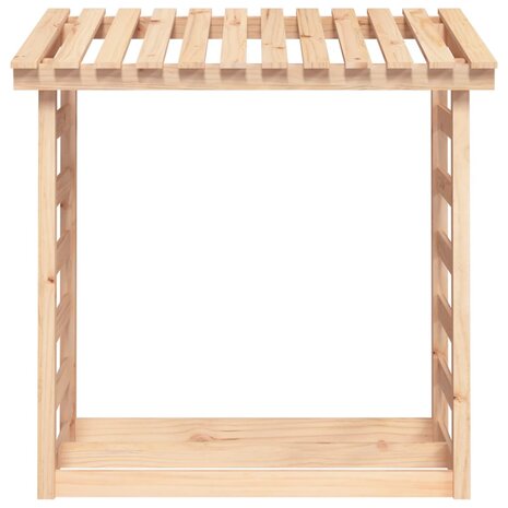 Haardhoutrek 108x64,5x110 cm massief grenenhout
