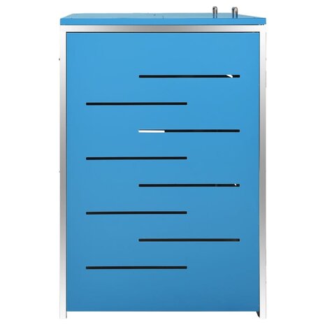 Containerberging dubbel 138x77,5x112,5 cm roestvrij staal