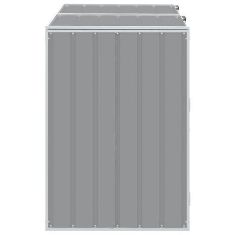 Containerberging voor 2 containers 144x81x113 cm staal grijs